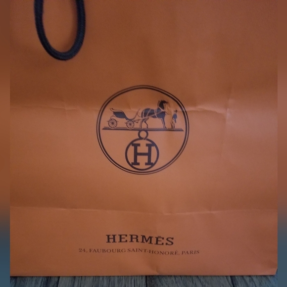 EXTRA LARGE Hermes Bag Empty Gift Bag Shopping Bag - Picture 4 of 15